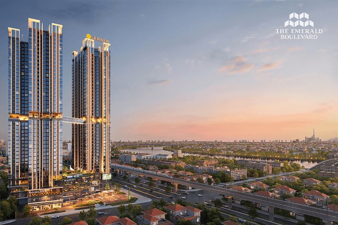 Phối cảnh dự án The Emerald Boulevard