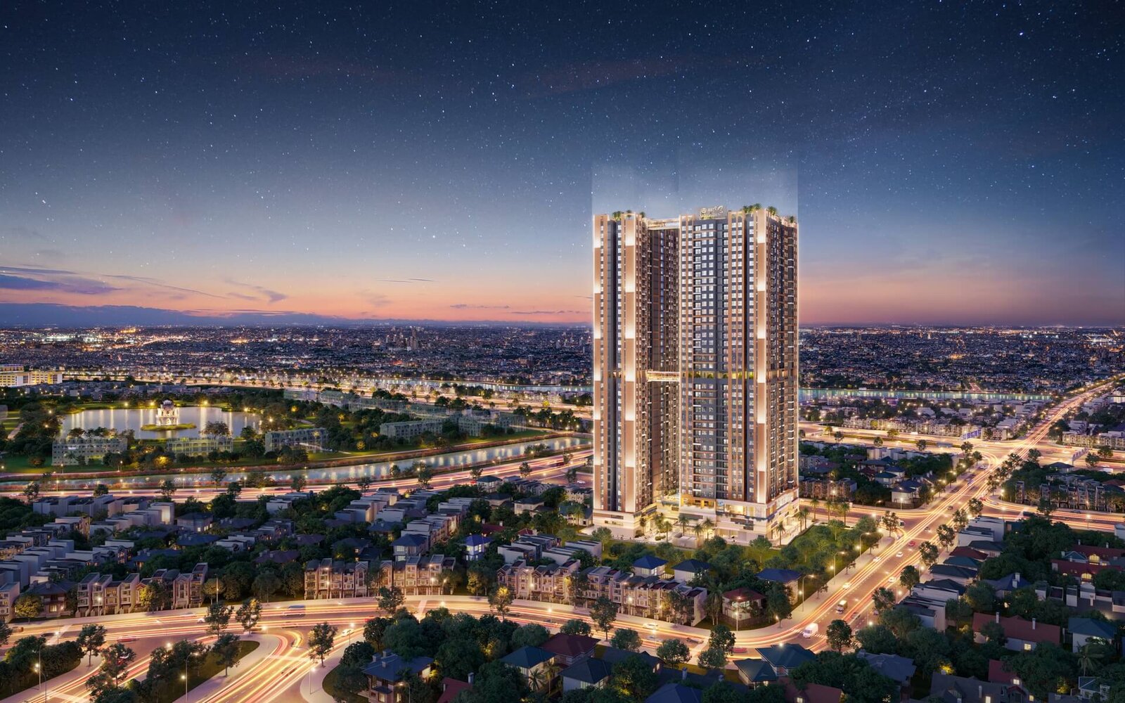 Phối cảnh tổng thể dự án A&T Sky Garden