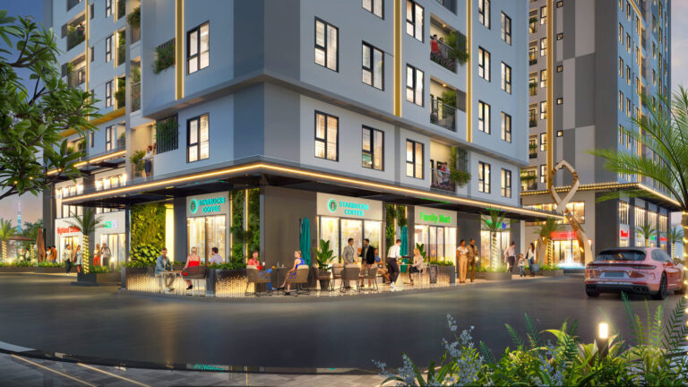 Shophouse khối đế dự án Diamond Boulevard Quốc lộ 13