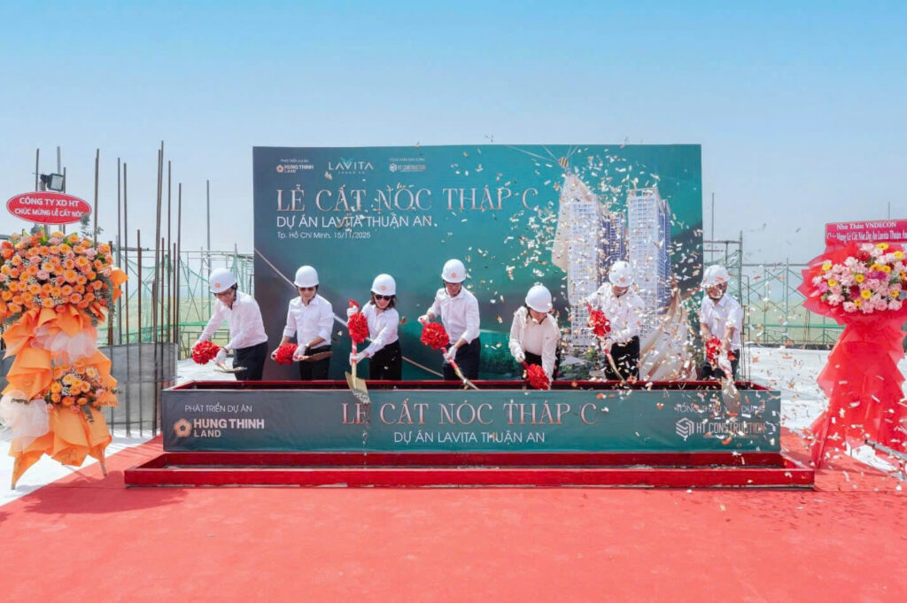 Lễ cất nóc Block C dự án Lavita Thuận An tháng 11/2025