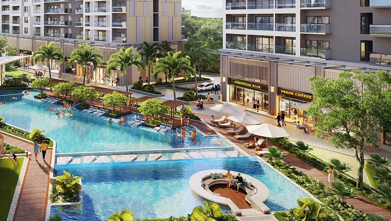 Tiện ích hồ bơi resort căn hộ Lavita Thuận An