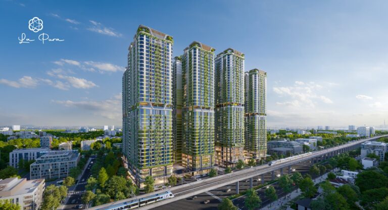 Phối cảnh khu đô thị La Pura - Lusso Saigon mặt tiền Quốc lộ 13