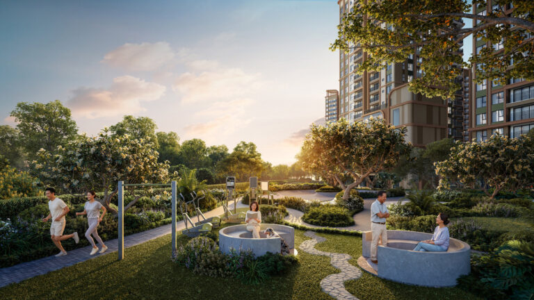 Công viên cảnh quan và khu tập thể dục ngoài trời tại Norton Park