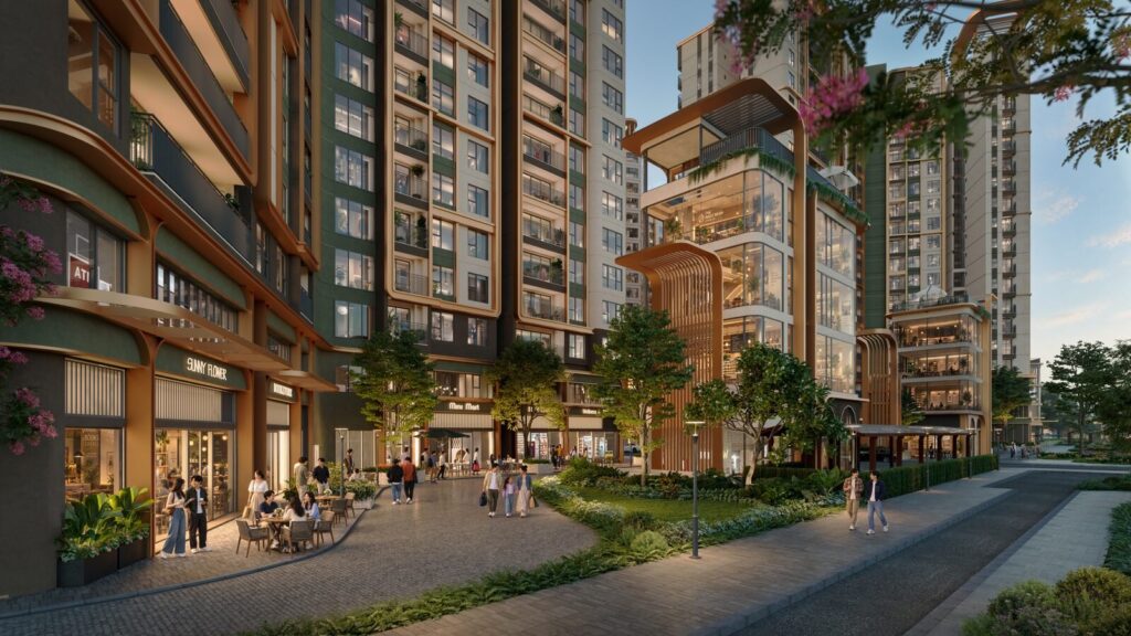 Thương mại khối đế dự án Norton Park Gamuda Land
