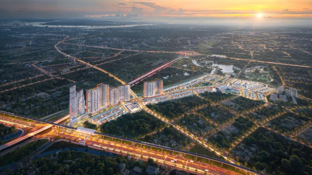 Phối cảnh khu đô thị One Era của Kim Oanh Group tại Thuận Giao
