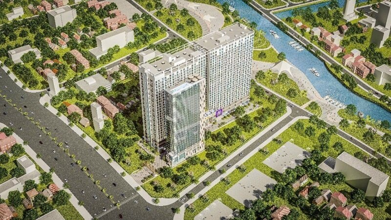 Phối cảnh tổng thể dự án Roxana Plaza