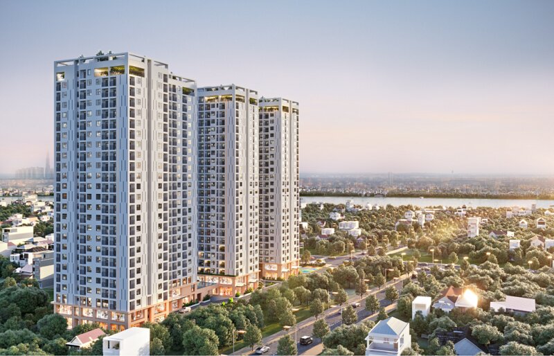 Phối cảnh tổng thể dự án Stown Gateway