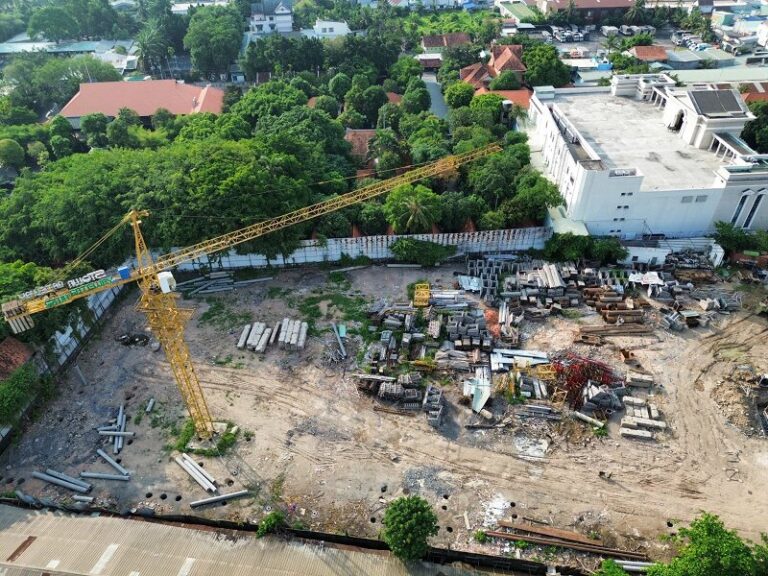 Tiến độ thi công móng dự án Stown Gateway tháng 4/2025