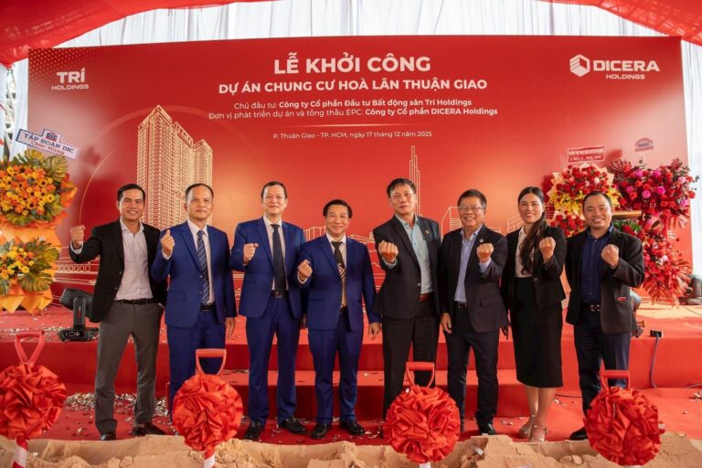 Lễ khởi công dự án chung cư Hòa Lân Thuận Giao The Collection 688 ngày 17/12/2025